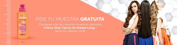 Muestras gratis de mascarilla Elvive Dream Long