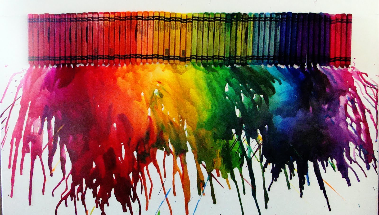 Creative Bubbles Crayon Canvas