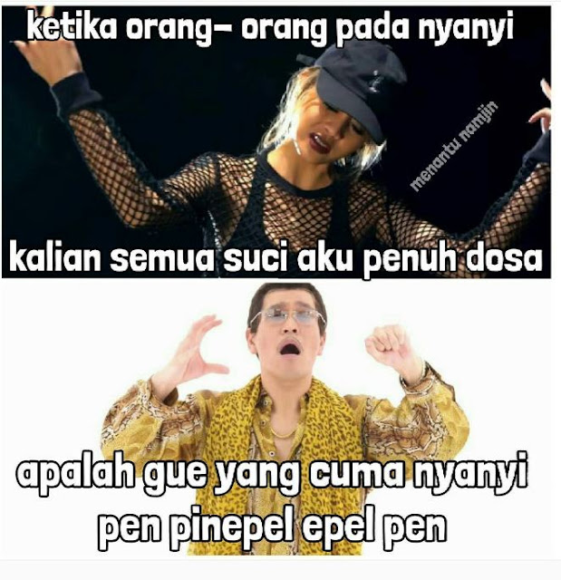 Lagu Pen Pineapple Apple Pen Memang Lucu, Tapi Makin Lucu Saat Diplesetkan Lagu Pen Pineapple Apple Pen Memang Lucu, Tapi Makin Lucu Saat Diplesetkan