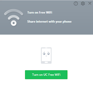 cara membuat wifi dengan uc browser