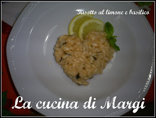 risotto al limone basilico