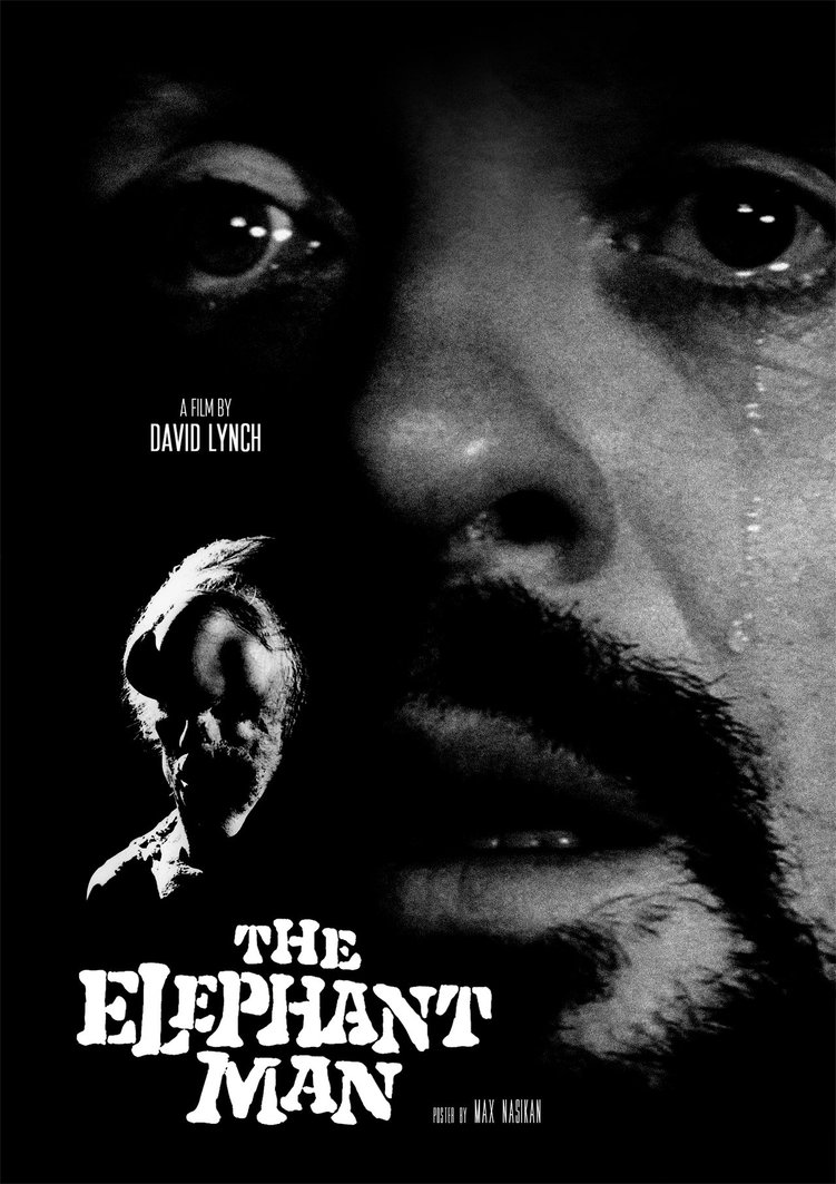 the elephant man script poster