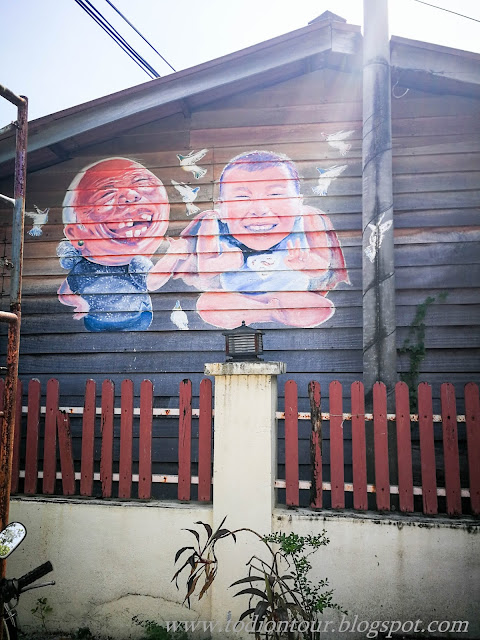 Graffiti, Streetart in Georgetown, Penang bei den ChewJettys