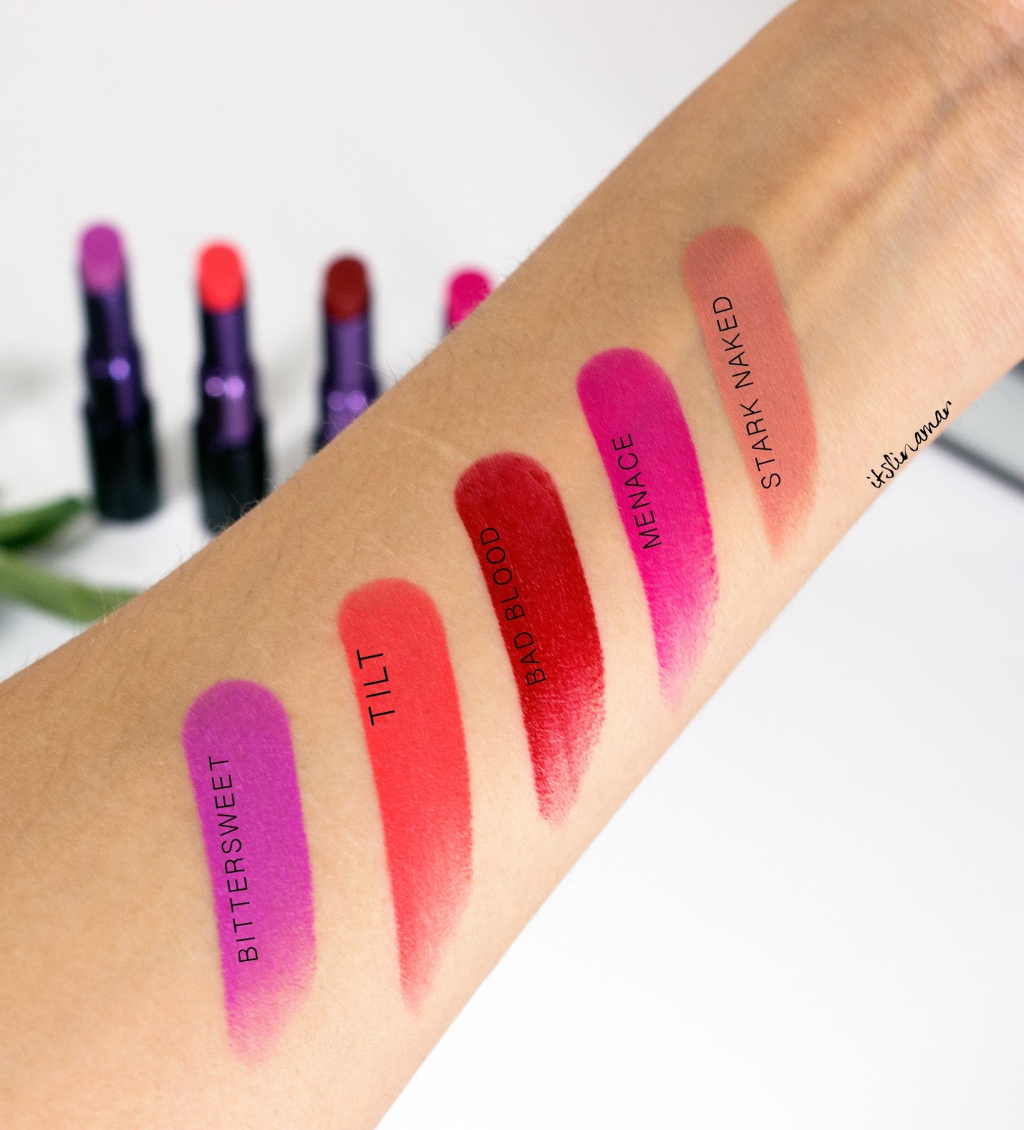 URBAN DECAY MATTE REVOLUTION LIPSTICKS itslinamar A blog about