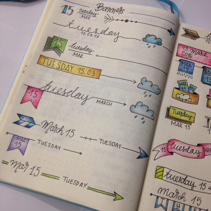 bullet journal artistique