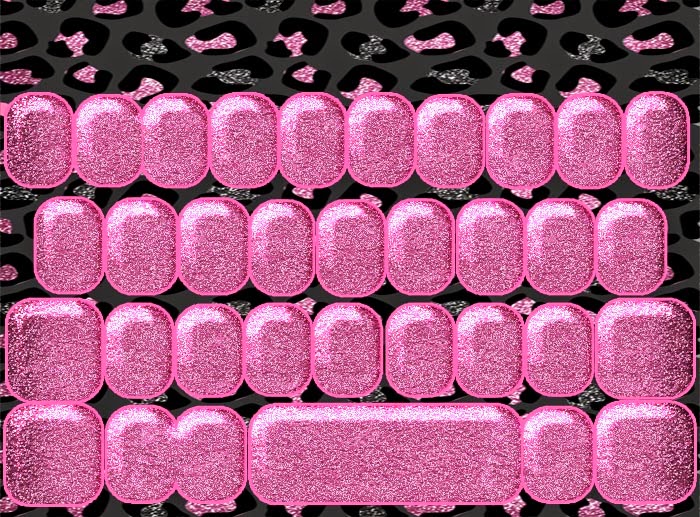 2 Keyboard skins and 1 wall iGlam Creations