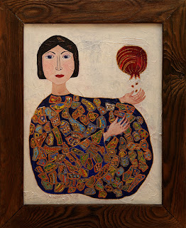 Витвинова Е.П. Минанкари, х. на карт, акрил, 45х35, 2016