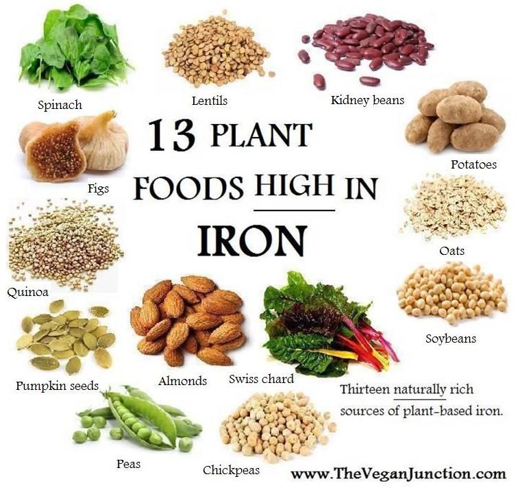 13 Plant Foods High In Iron Women Health Care