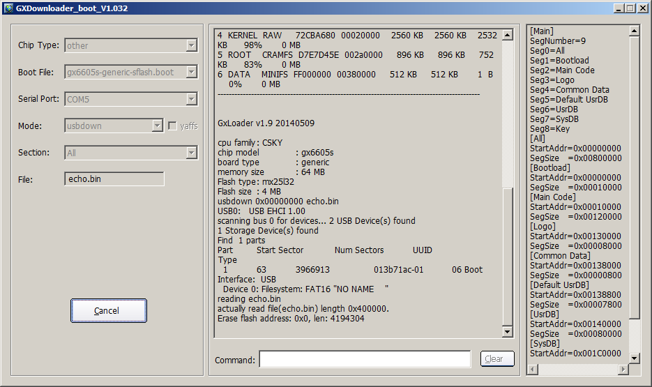 Cara Flash Receiver Chipset Guoxin Dengan RS232 di PC