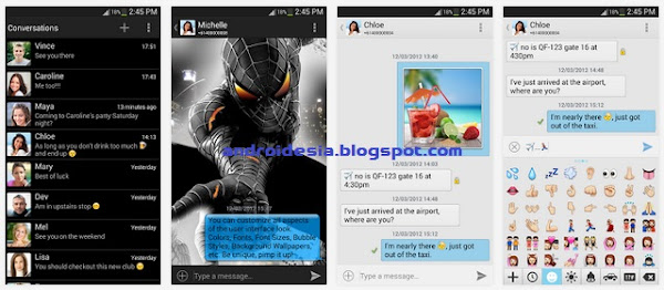 chomp SMS - Aplikasi SMS android Gratis