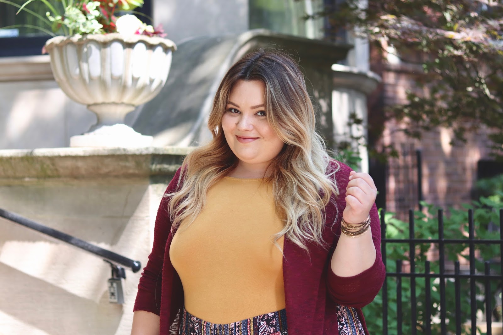 boho chic, plus size shorts, affordable plus size clothes, natalie craig, natalie in the city, Chicago fashion blogger, plus size blogger, Chicago plus size, fatshion, curves and confidence, midwest style, plus size summer outfits, how to stop chub rub, chub rub, stitch fix, forever 21 plus, bodysuits, plus size bodysuits