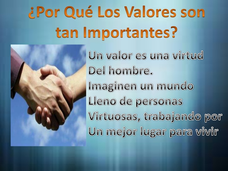 Cualidades y Valores del ser Humano La práctica de valores en la Cualidades y Valores del ser Humano La práctica de valores en la