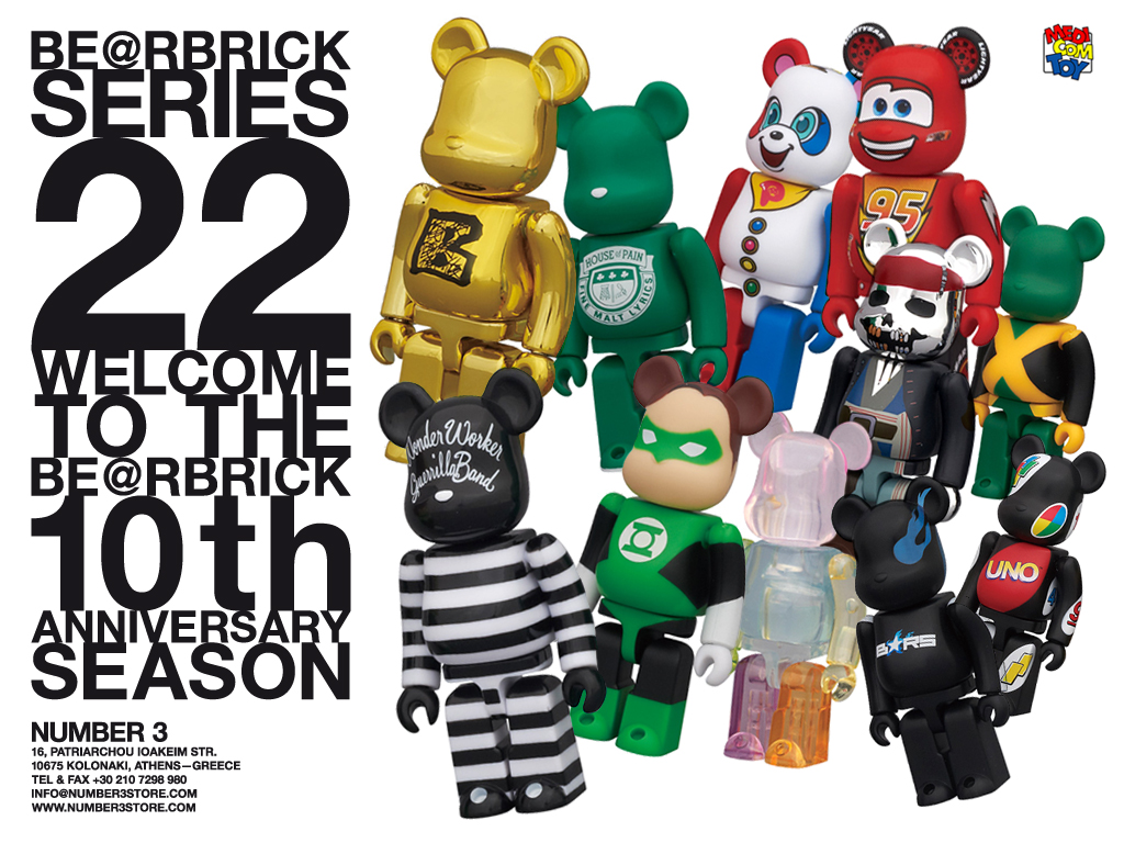 NUMBER 3: BE@RBRICK SERIES 22 - WELCOME TO THE BE@RBRICK 10th