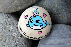 narwhal rock draw painted rocks paint painting sea unicorns idea narwhals