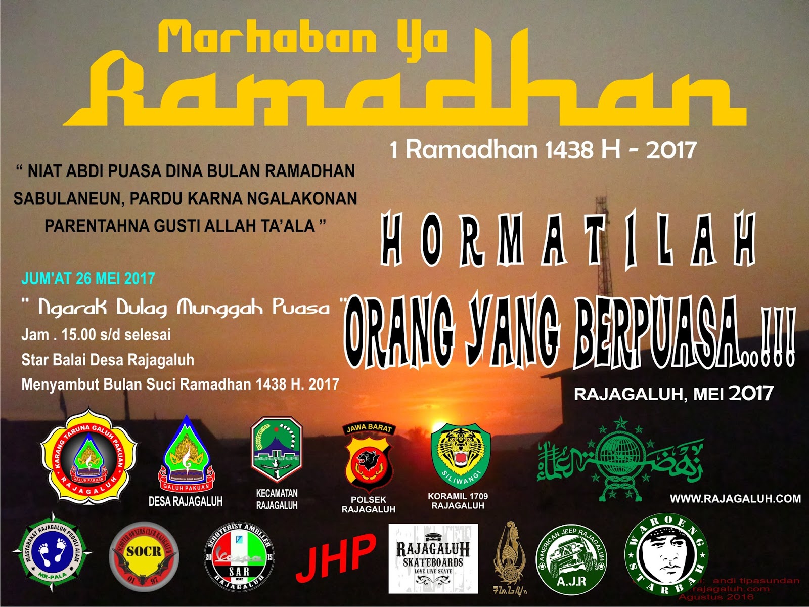 Marhaban Ya Ramadhan ~ RAJAGALUH