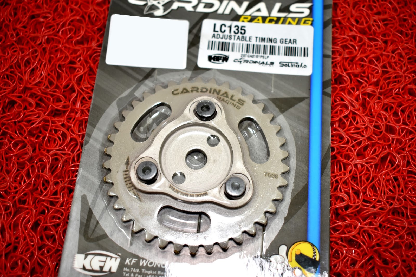 CARDINALS ADJUSTABLE TIMING GEAR YAMAHA LC135 / EXCITER 135 / SNIPER