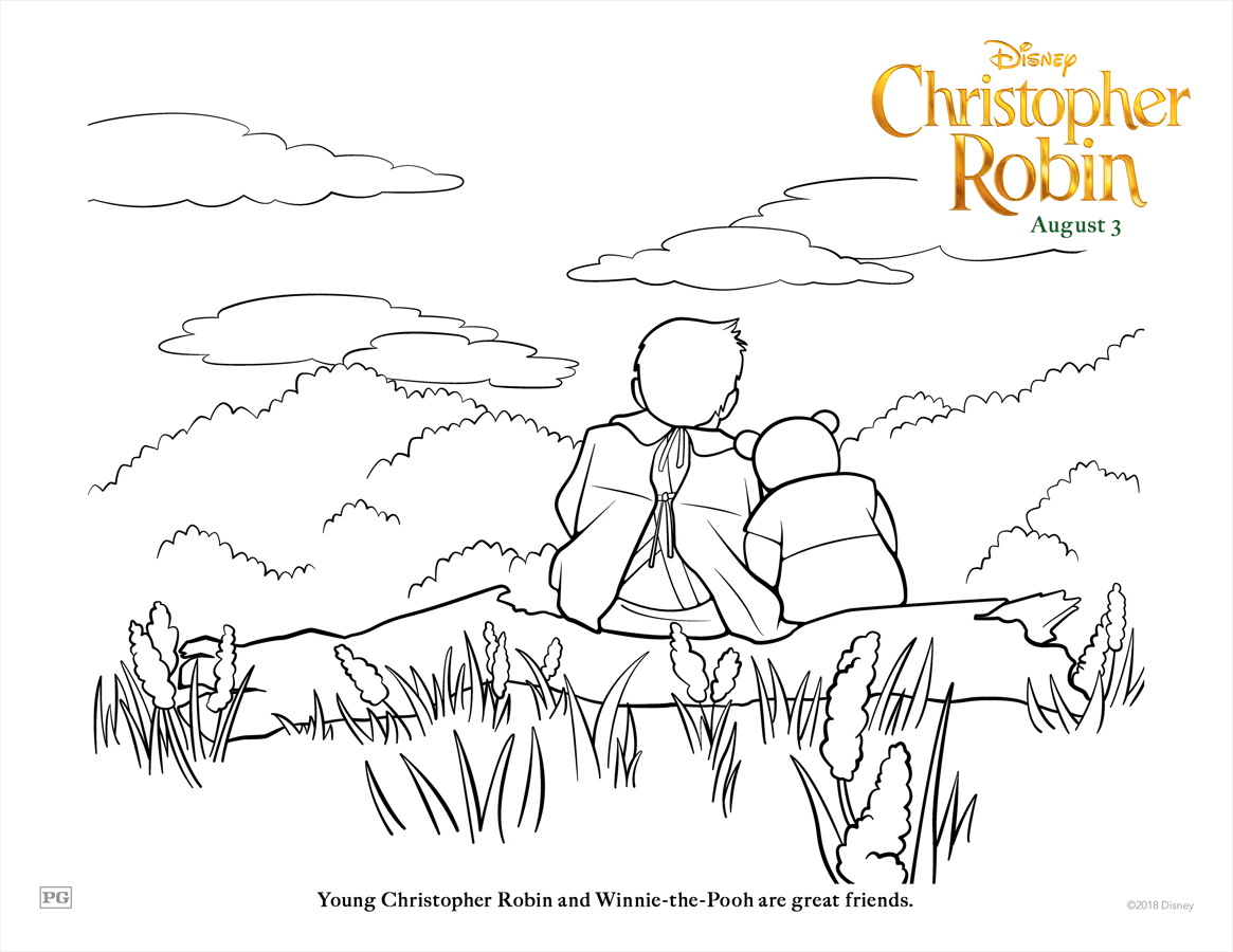 Disney's Christopher Robin Coloring Pages