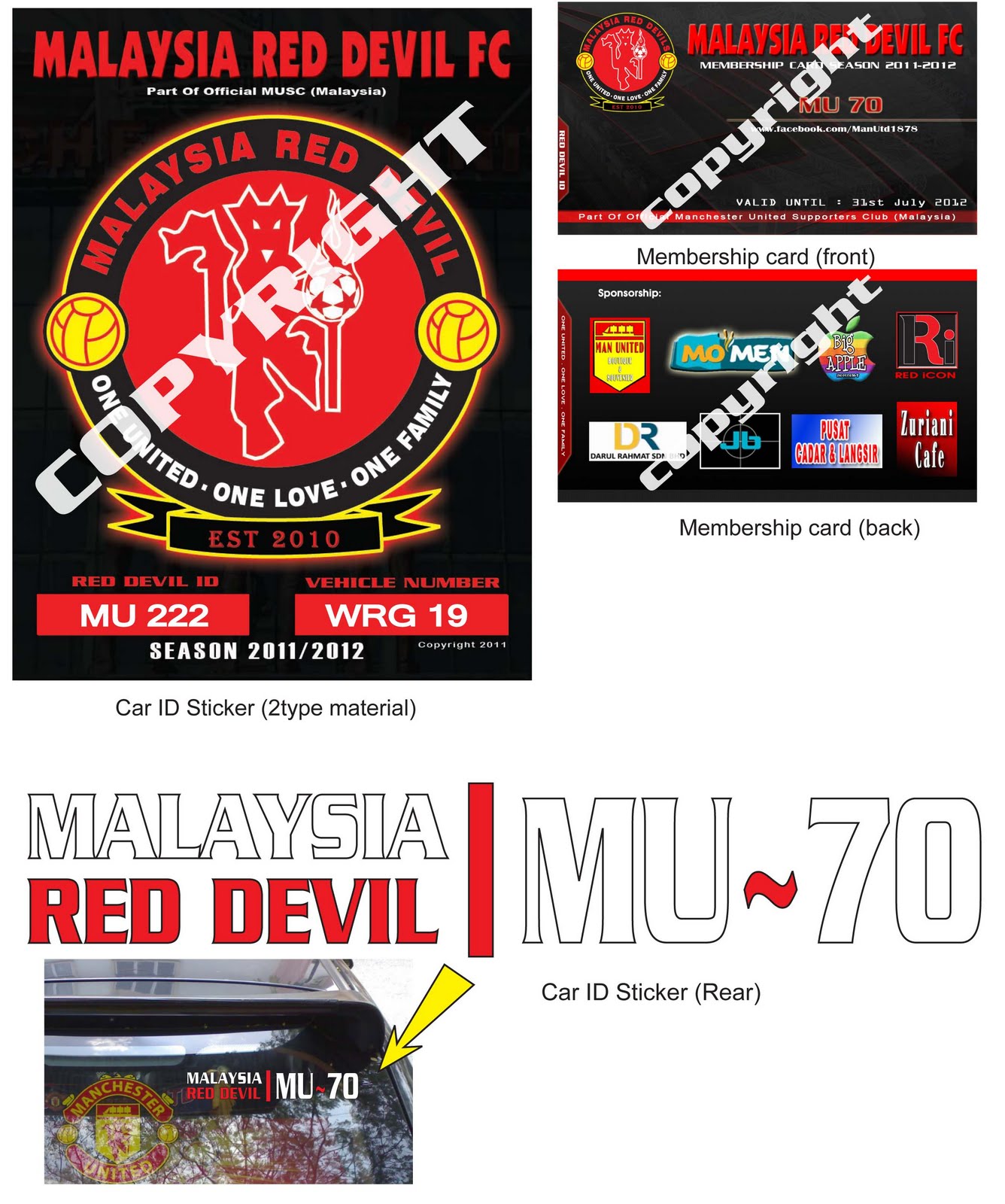 MALAYSIA RED DEVILS: MEMBERSHIP MALAYSIA RED DEVILS FC, now, it's open