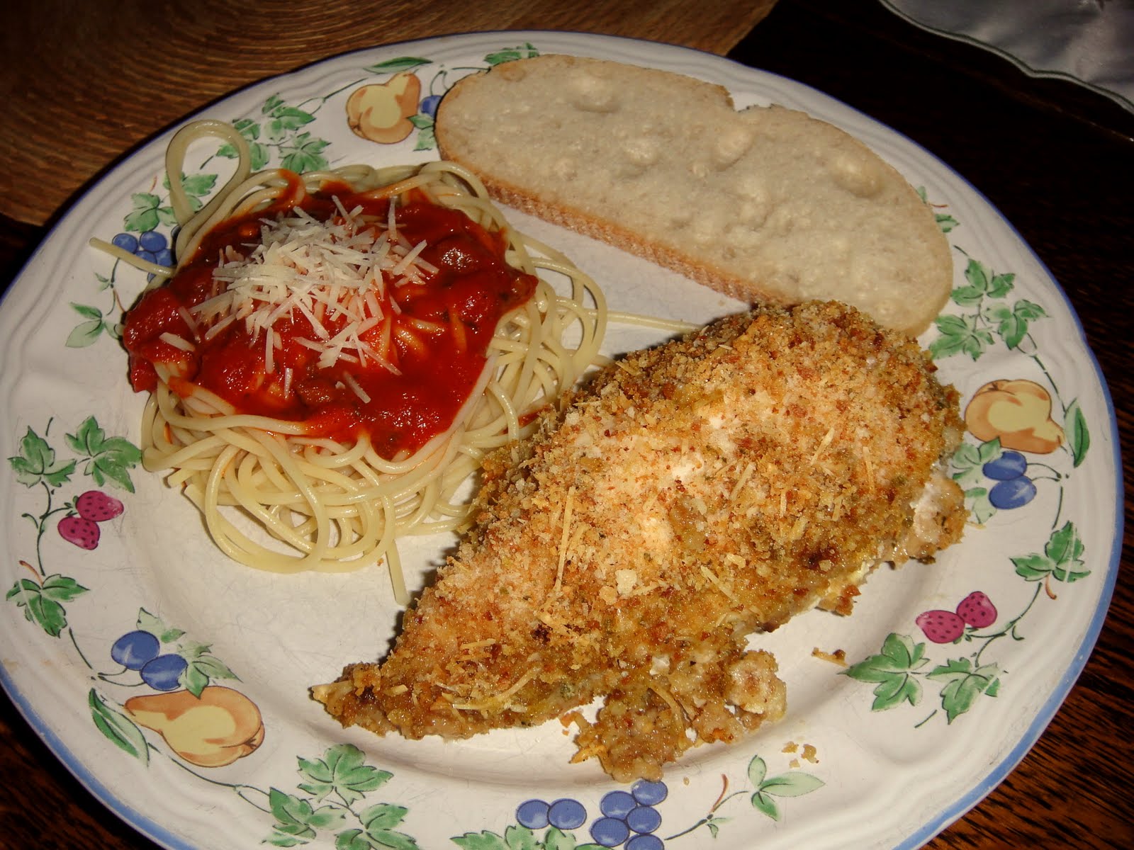 My Crafty Life: Chicken Breasts with a Parmesan Crumb Topping