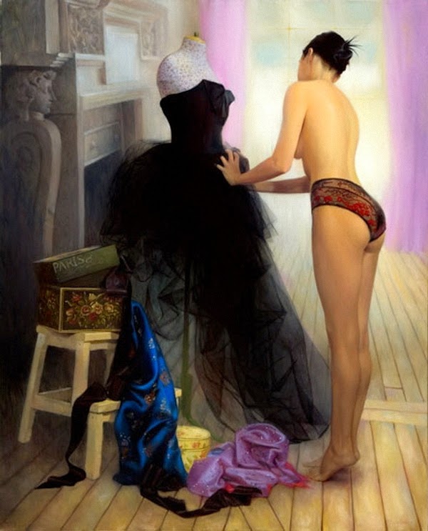 De Volta pra Paris - Pinturas sensuais de Andrei Belichenko