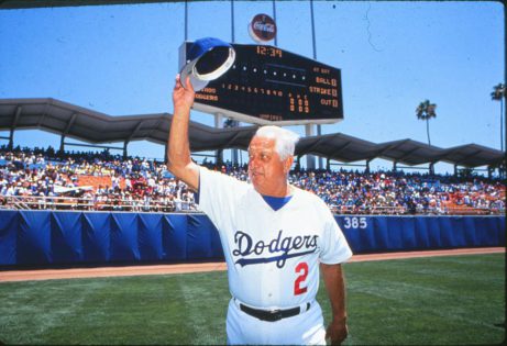 TOMMY LASORDA (1927-2021) MAJOR LEAGUE PITCHER - HALL-OF-FAME MANAGER