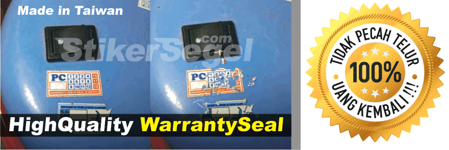 Kualitas Bahan Stiker Segel Garansi Kualitas Bahan Stiker Segel Garansi