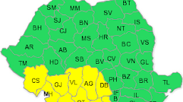 Cod galben de ninsoare în Oltenia și alte zone ale țării