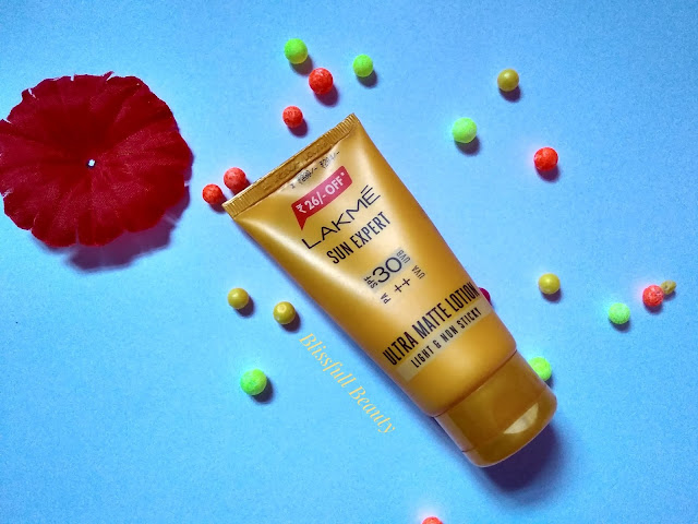 Lakme sun expert SPF 30 PA++ UVA UVB ultra matte lotion Review