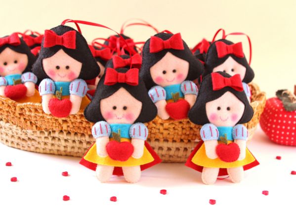 Molde Branca de Neve em feltro Como Fazer Armario Juvenil Esquinero ~ Molde Branca de Neve em feltro Como Fazer