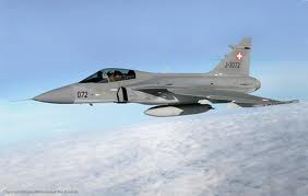 22 jatos de combate Gripen para a Força Aérea da Suiça