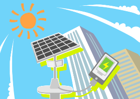 地方能源治理分享平台 東京補助各區政府設立獨立型太陽能充電柱