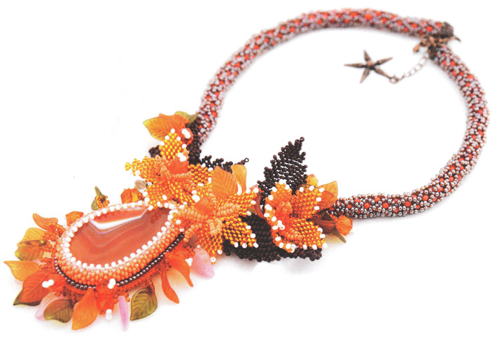 Колье из бисера. Beaded Necklace Колье из бисера. Beaded Necklace