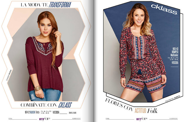 ropa cklass 2016 tendencia damas en linea