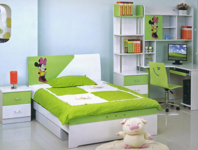 interior kamar tidur anak minimalis hijau interior kamar tidur anak minimalis hijau