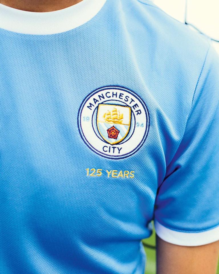 man city 125 years kit