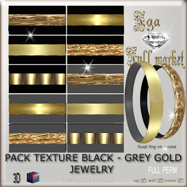 PACK TEXTURE COLORS GOLD JEWELRY. 12 colors mixed with gold.
