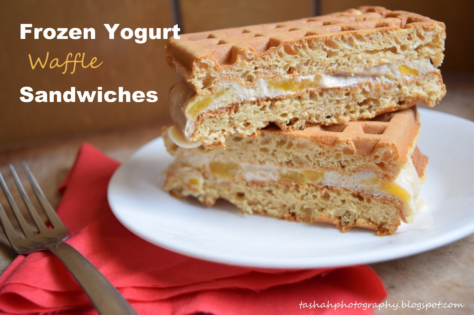 Simple Things Season's Sensation Frozen Yogurt Waffle Sandwiches