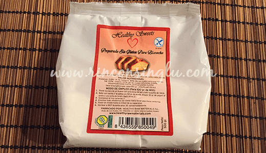 preparado para bizcocho sin gluten healthy raw