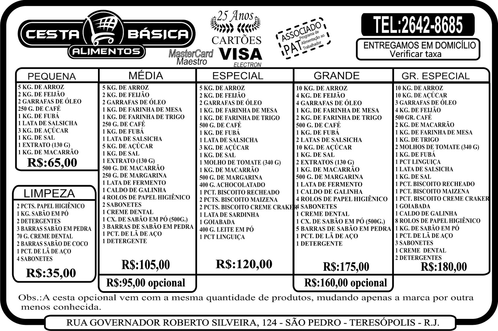 Preço de itens essenciais da cesta básica devem baixar em março de 2021 Repercussão Paranhana