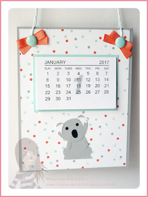 Stampin' Up! rosa Mädchen Kulmbach: Kalender mit Punch Art Tierchen aus der Fox Builder Punch und Designerpapier im Block ausgefuchst Stampin' Up! rosa Mädchen Kulmbach: Kalender mit Punch Art Tierchen aus der Fox Builder Punch und Designerpapier im Block ausgefuchst