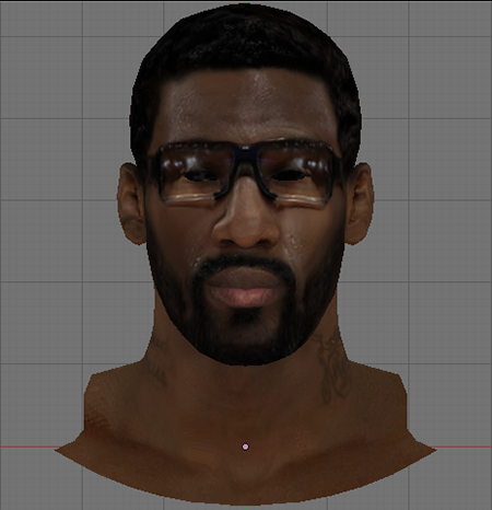 NBA 2K14 Amare Stoudemire Face Hair Mod