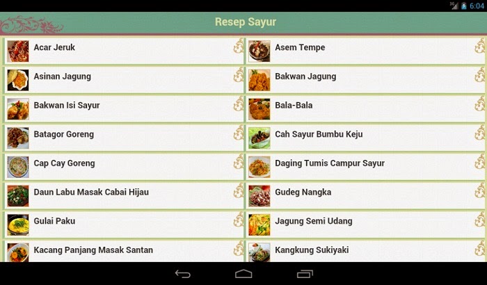 Aplikasi Resep Masakan Indonesia 