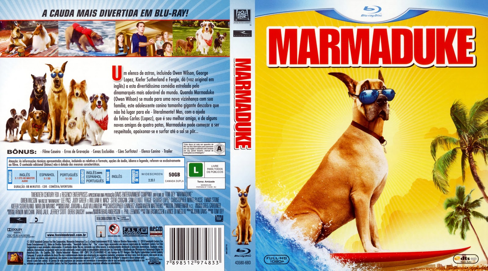 Capas Pombal Marmaduke (BluRay)