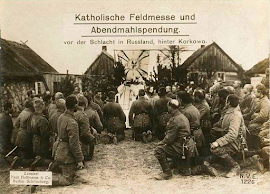 Soldados ALEMANES CATÓLICOS EN LA SANTA MISA (Frente Oriental) (1914-1918)