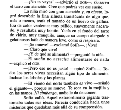 Cita 2 del libro El gran gigante bonachón, de Roald Dahl - Cine de Escritor Cita 2 del libro El gran gigante bonachón, de Roald Dahl - Cine de Escritor