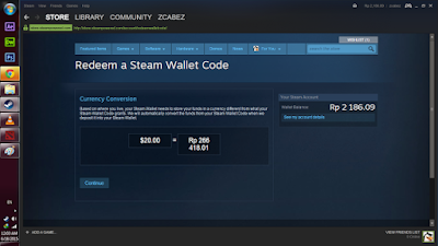 $20 steam wallet gift card