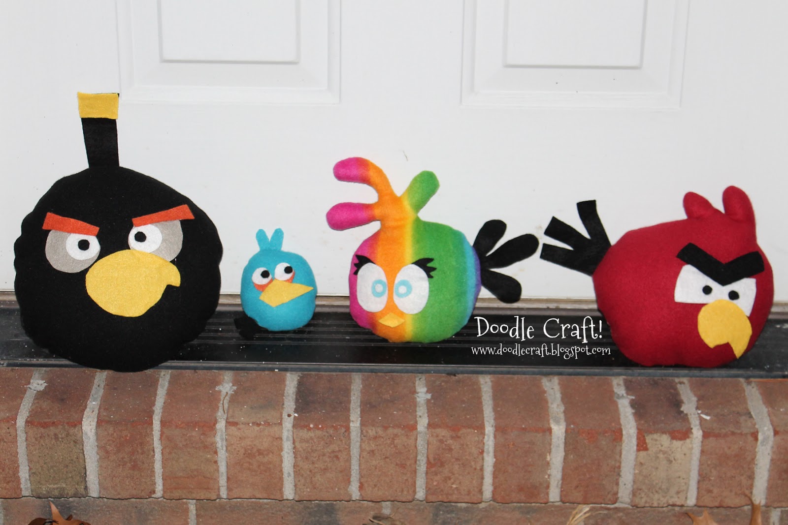 DIY Angry Bird Plushies!