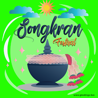 New Happy Songkran festival 2019 Greetings Images