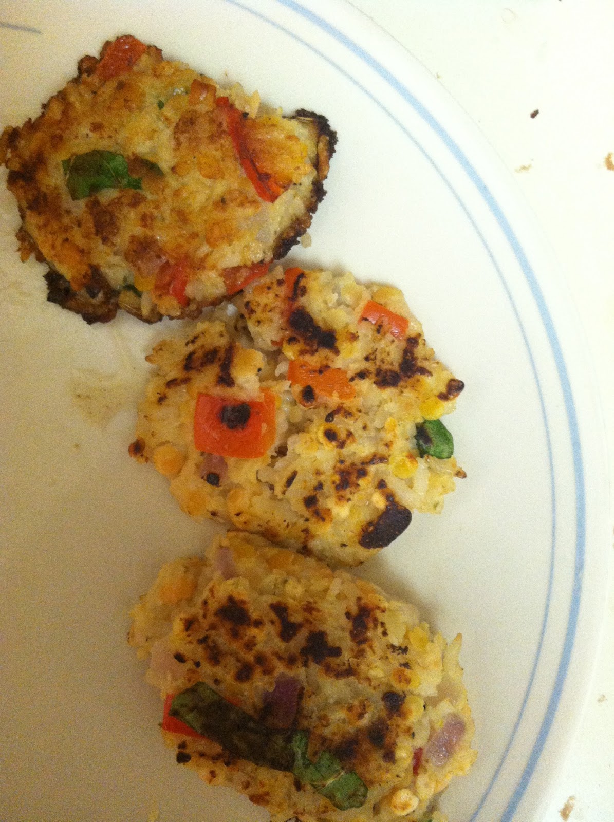 Favorite Recipes Red LentilRice Cakes with Simple Tomato Salsa