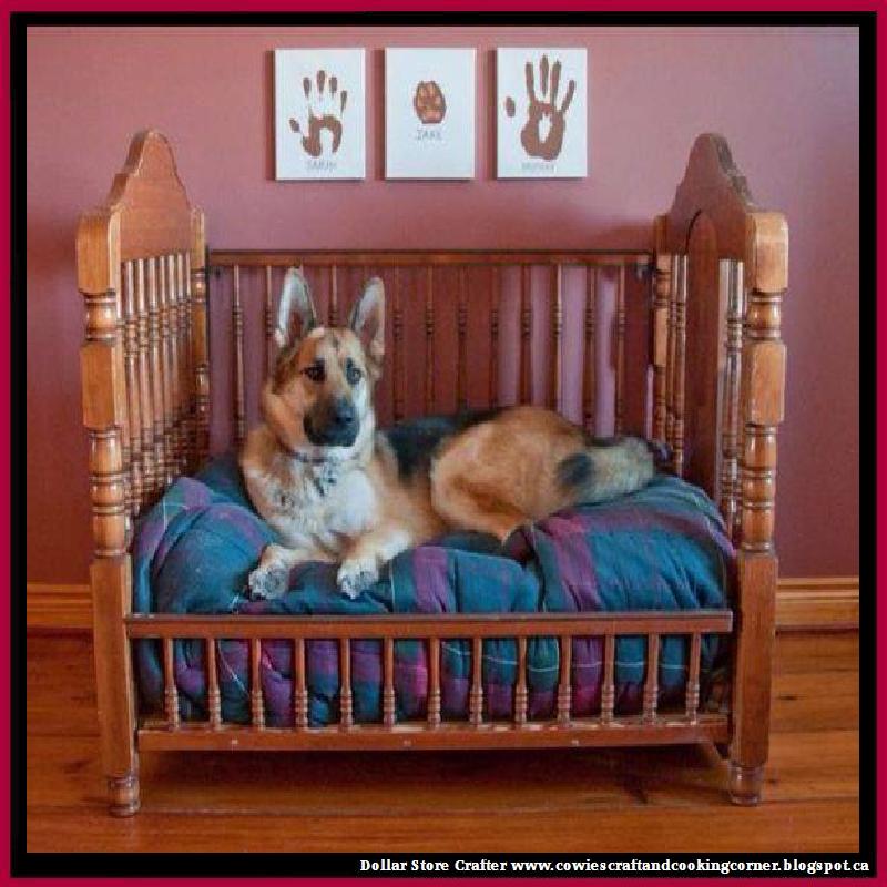 Dollar Store Crafter Turn An Old Crib Into A Dog Bed
